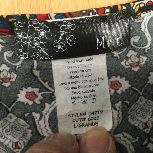 MIIN colourful casual folk dress. - Picture 11 of 11